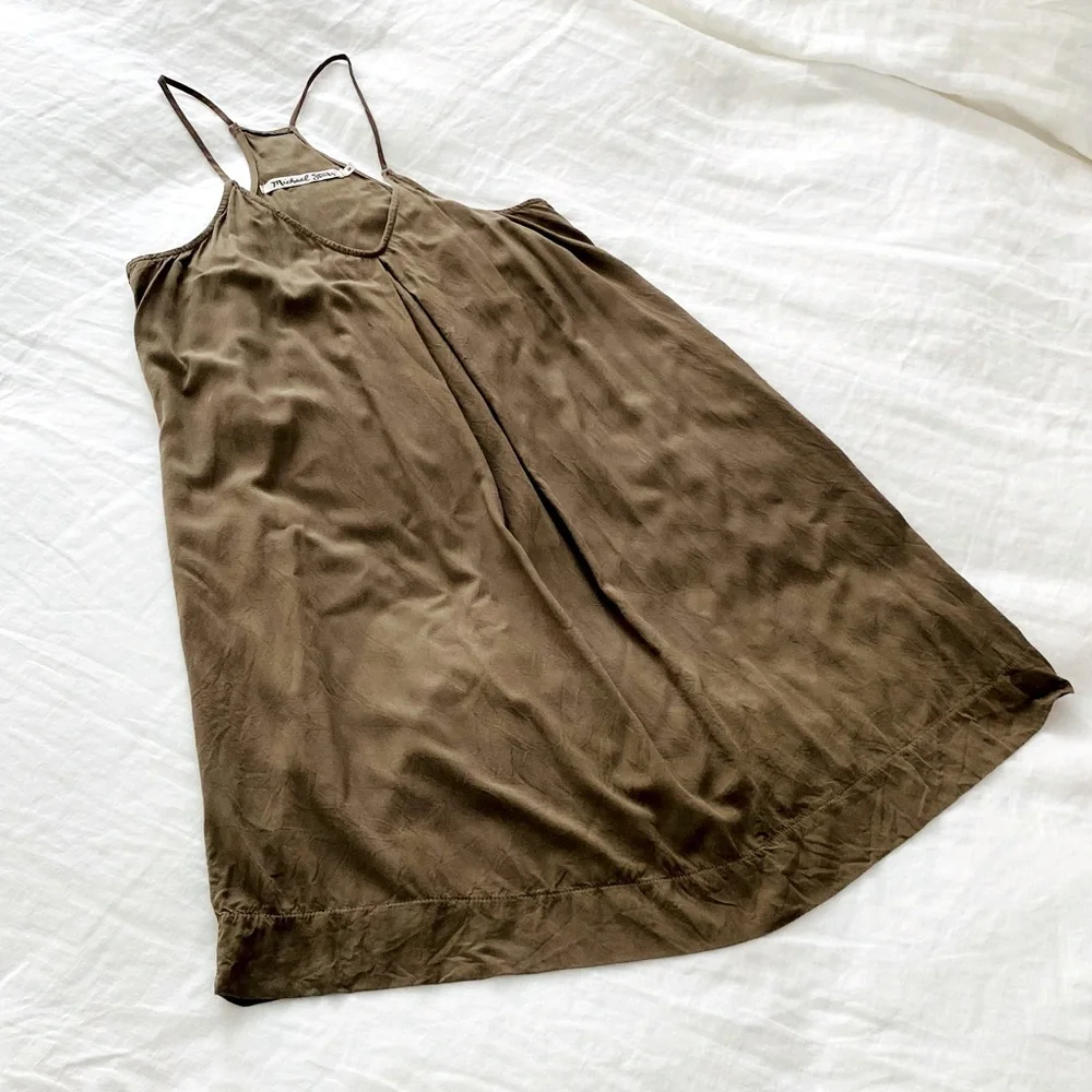 🌟HP🌟Michael Stars Olive Green Dress - Picture 5 of 13